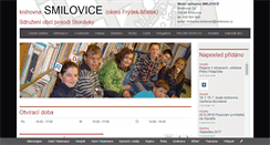 Desktop Screenshot of knihovna.smilovice.cz